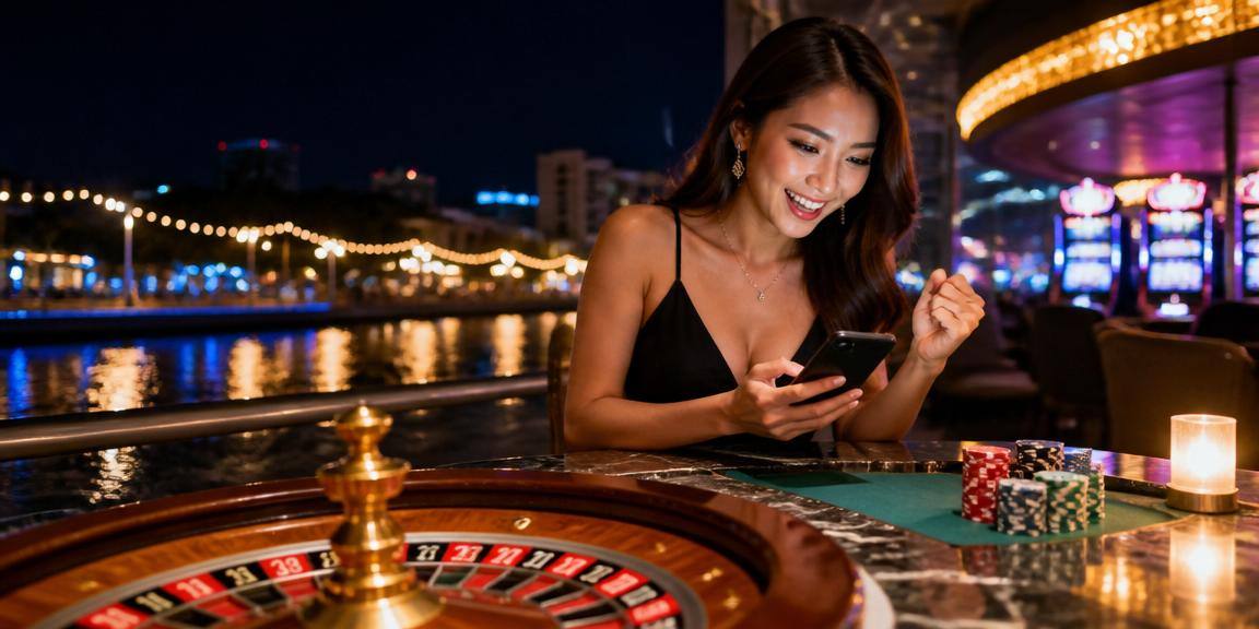 Meja Baccarat, Roulette dan Blackjack Dengan Peniaga Langsung